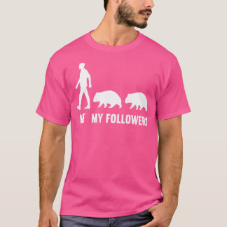 T-shirt Moi Mes abonnés Wombat Australie Marsupial Wombats