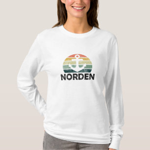 T-shirt Moin North Allemagne Ancre de la mer du Nord