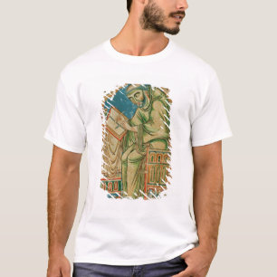 T-shirt Moine Eadwine au travail sur le manuscrit,