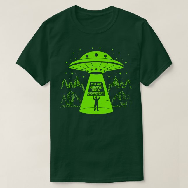 T-shirt Moins cher qu'un Mono de Colonoscopie (Design devant)