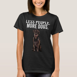 T-shirt Moins de gens Plus de chiens Schnauzer géant Intro