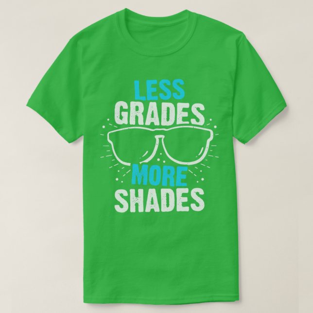 T-shirt Moins de grades Plus de nuances (Design devant)