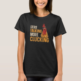 T-shirt Moins de parler plus d'accrocher pour un éleveur d