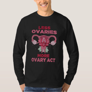 T-shirt Moins d'ovaires Plus Ovaryact Hystérectomie Récupé