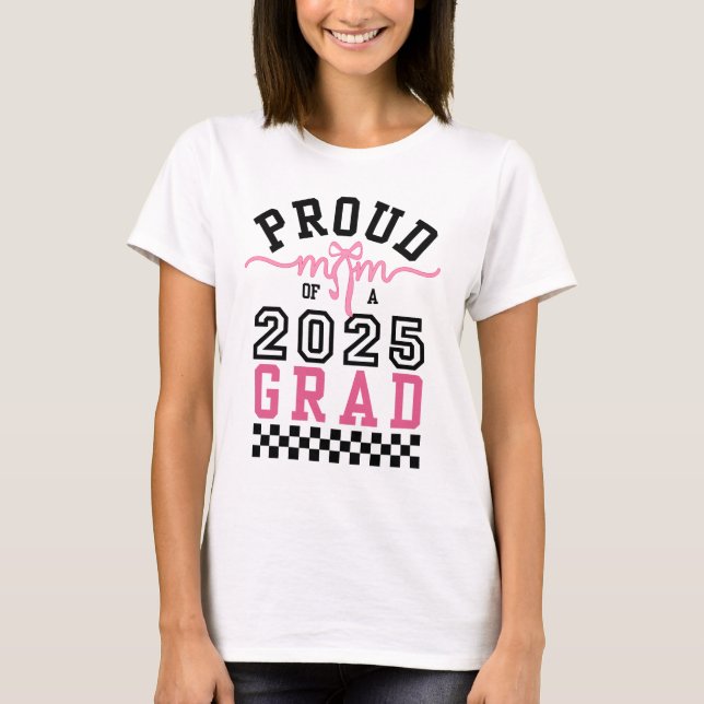 T-shirt Moins Fier Maman 2025 (Devant)