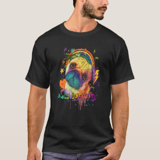 T-shirt Moins moche mais mignon Carlin Animal Pun Néerland