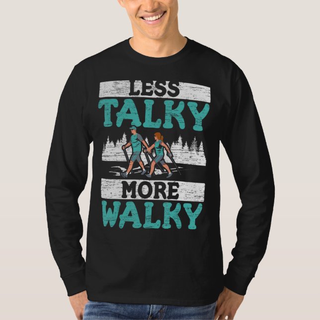 T-shirt Moins Talky Plus Walker Cardio Fitness Exerci (Devant)