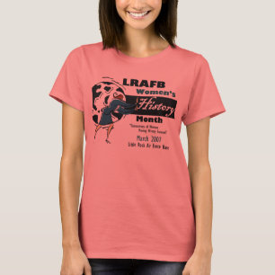 T-shirt Mois 2007 de l'histoire des femmes de LRAFB