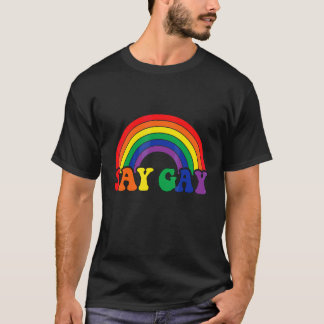 T-shirt Mois De Fierté Lgbt Fierté Arc-en-ciel Dites Gay