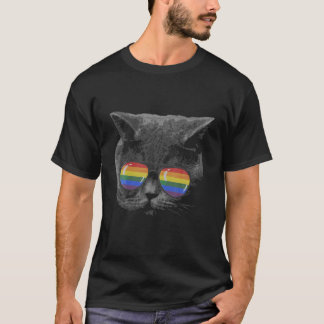 T-shirt Mois de la fierté drapeau arc-en-ciel britannique