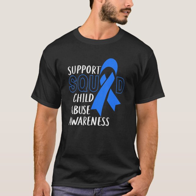 T-shirt Mois de la prévention de la maltraitance des enfan (Devant)