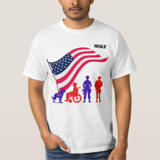T-shirt Mois de la reconnaissance militaire pour hommes