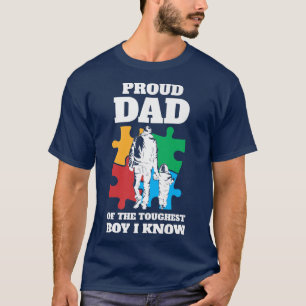 T-shirt Mois de la sensibilisation autistique Mens Fier Au