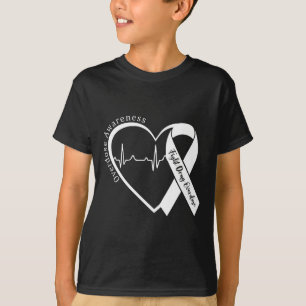 T-shirt Mois de la sensibilisation aux surdoses Cœur Ruban