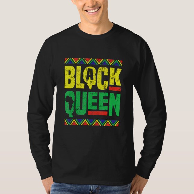 T-shirt Mois de l'histoire de la reine noire African Ameri (Devant)