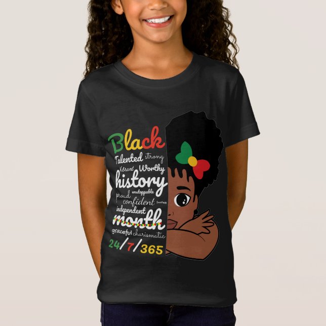 T-Shirt Mois de l'histoire des Noirs (Devant)
