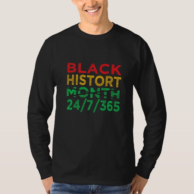 T-shirt Mois de l'histoire des Noirs 247365 Africain Melan (Devant)