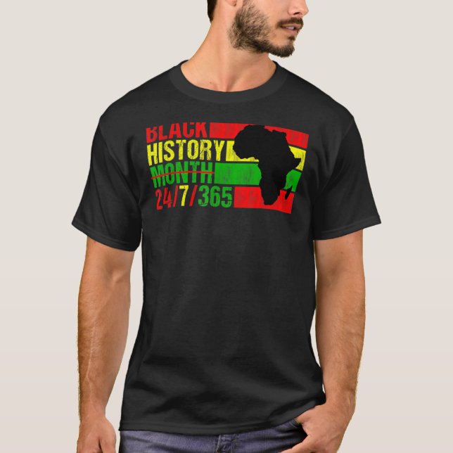 T-shirt Mois de l'histoire des Noirs 247365 Black Pride Ho (Devant)