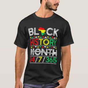 T-shirt Mois de l'histoire des Noirs 247365 Melanin Africa