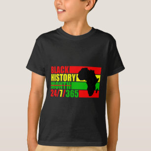 T-shirt Mois de l'histoire des Noirs 247365 Mois de l'hist