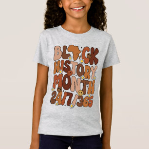 T-Shirt Mois de l'histoire des Noirs 24/7/365