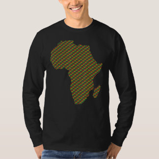 T-shirt Mois De L'Histoire Des Noirs Afro-Américains Carte