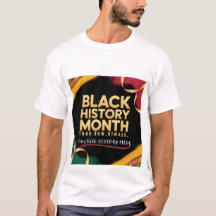 T-shirt " Mois de l'histoire des Noirs Culture Histoire Fi