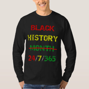 T-shirt Mois de l'histoire des Noirs de Mélanine Africaine