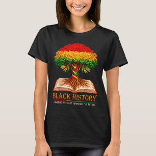 T-shirt Mois de l'histoire des Noirs honorant le passé ins