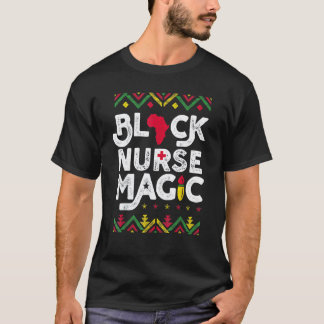 T-shirt Mois de l'histoire des Noirs Infirmière Mélanine A