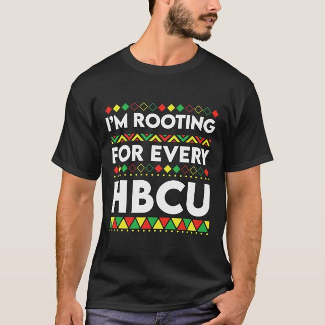 T-shirt Mois de l'histoire des Noirs Je soutiens pour chaq (Devant)