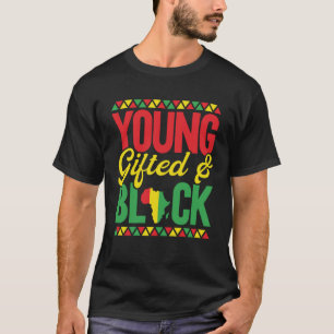T-shirt Mois de l'histoire des Noirs jeunes et noirs
