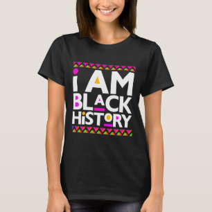 T-shirt Mois de l'histoire des Noirs Melanin King Queen Ho