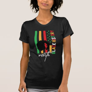 T-shirt Mois de l'histoire des Noirs Période Afro-Américai