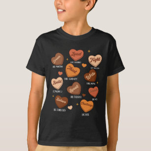 T-shirt Mois de l'histoire des Noirs Rêve comme un leader