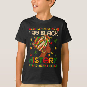 T-shirt Mois de l'histoire des Noirs Suis Histoire des Noi