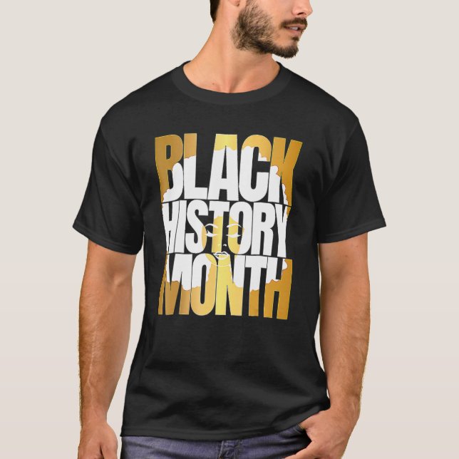 T-shirt Mois de l'histoire noire 24 7 BHM African Pride Ho (Devant)