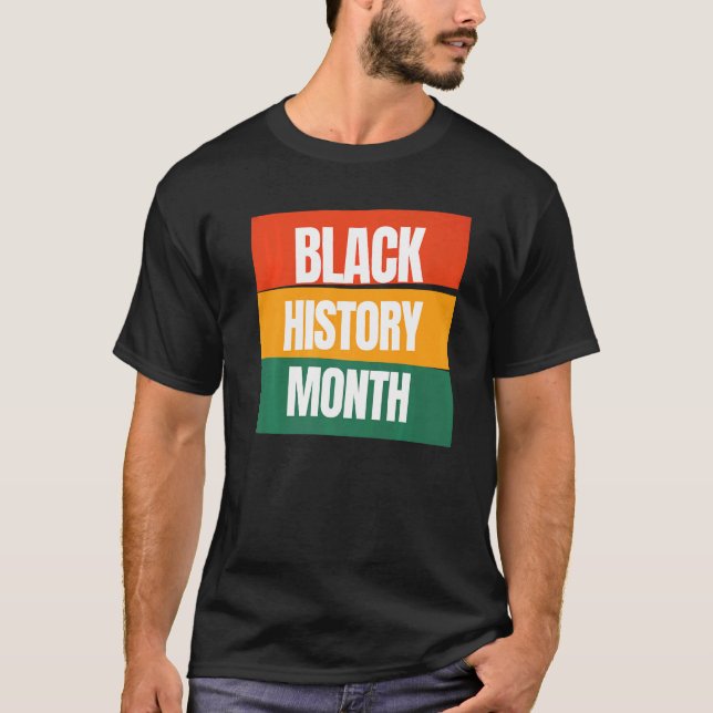 T-shirt Mois de l'histoire noire African American Pride Me (Devant)