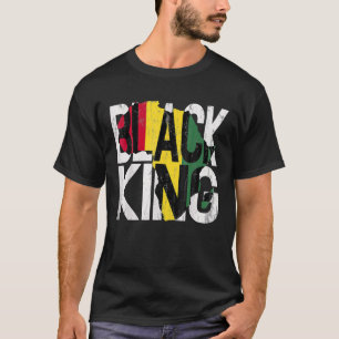 T-shirt Mois de l'histoire noire du roi Noir Pr africain-a