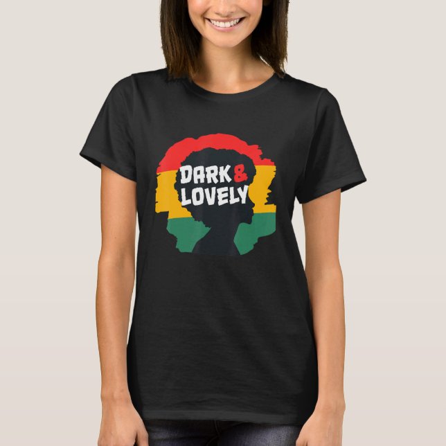 T-shirt Mois de l'histoire noire Foncé Loin (Devant)