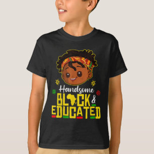 T-shirt Mois de l'histoire noire Hommes africains garçons