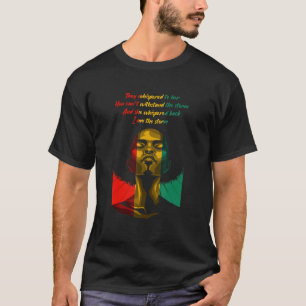 T-shirt Mois De L'Histoire Noire Je Suis La Tempête Africa