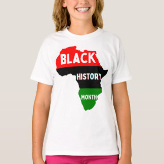 T-shirt Mois de l'histoire noire Melanin Garçons Filles En