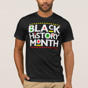 T-shirt Mois de l'histoire noire Melanin King Queen Bruh S