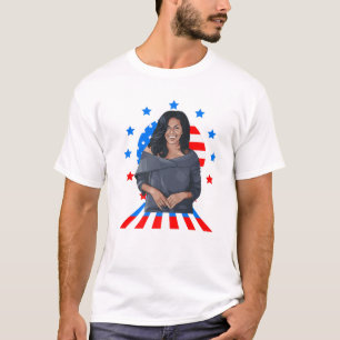 T-shirt Mois de l'histoire noire Michelle Obama Jour du Pr
