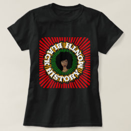 T-shirt Mois de l'histoire noire, rayons du soleil, femme