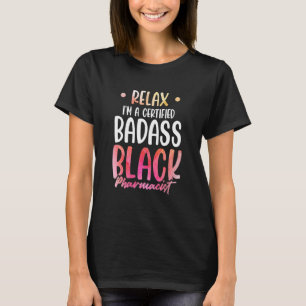 T-shirt Mois de l'histoire noire Relax Pharmaciens Amer af