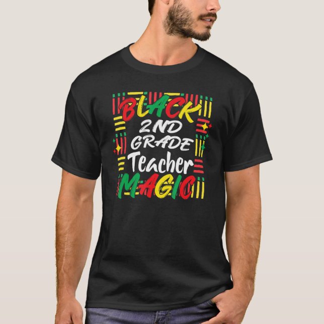 T-shirt Mois de l'histoire noire Tee - shirt Noir Enseigna (Devant)