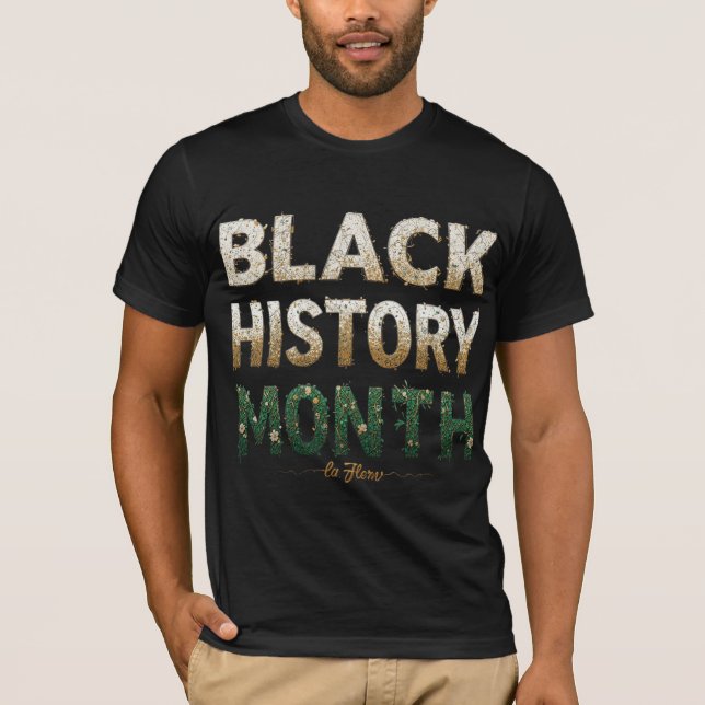 T-shirt Mois de l'histoire noire - Unité en couleur (Devant)