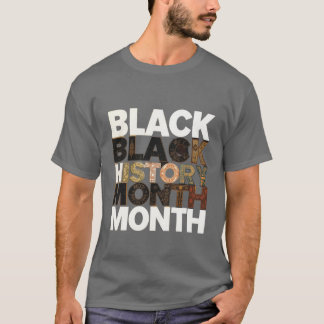 T-shirt Mois de l'histoire noire - Unité en couleur